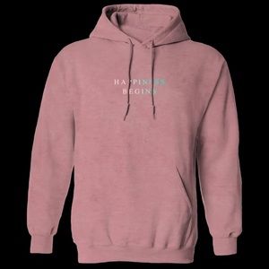 ISO Pink Happiness Begins Jonas Brothers hoodie.